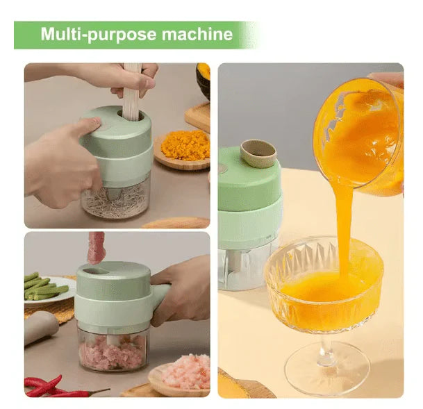 Multi-Functional Portable Wireless Vegetable Chopper
